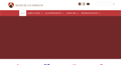 Desktop Screenshot of museolasamericas.org